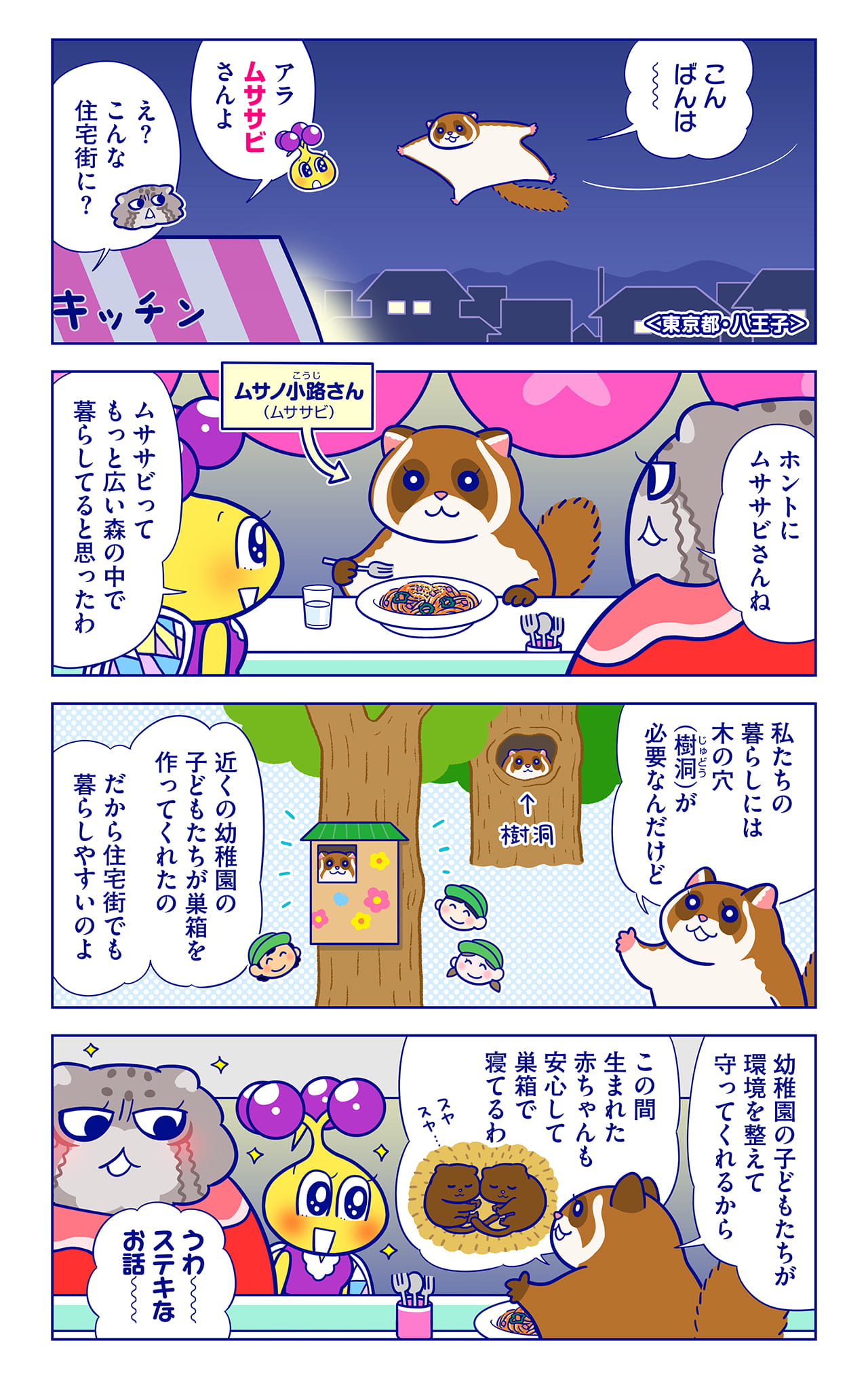 ムサノ小路さんについての漫画1枚目