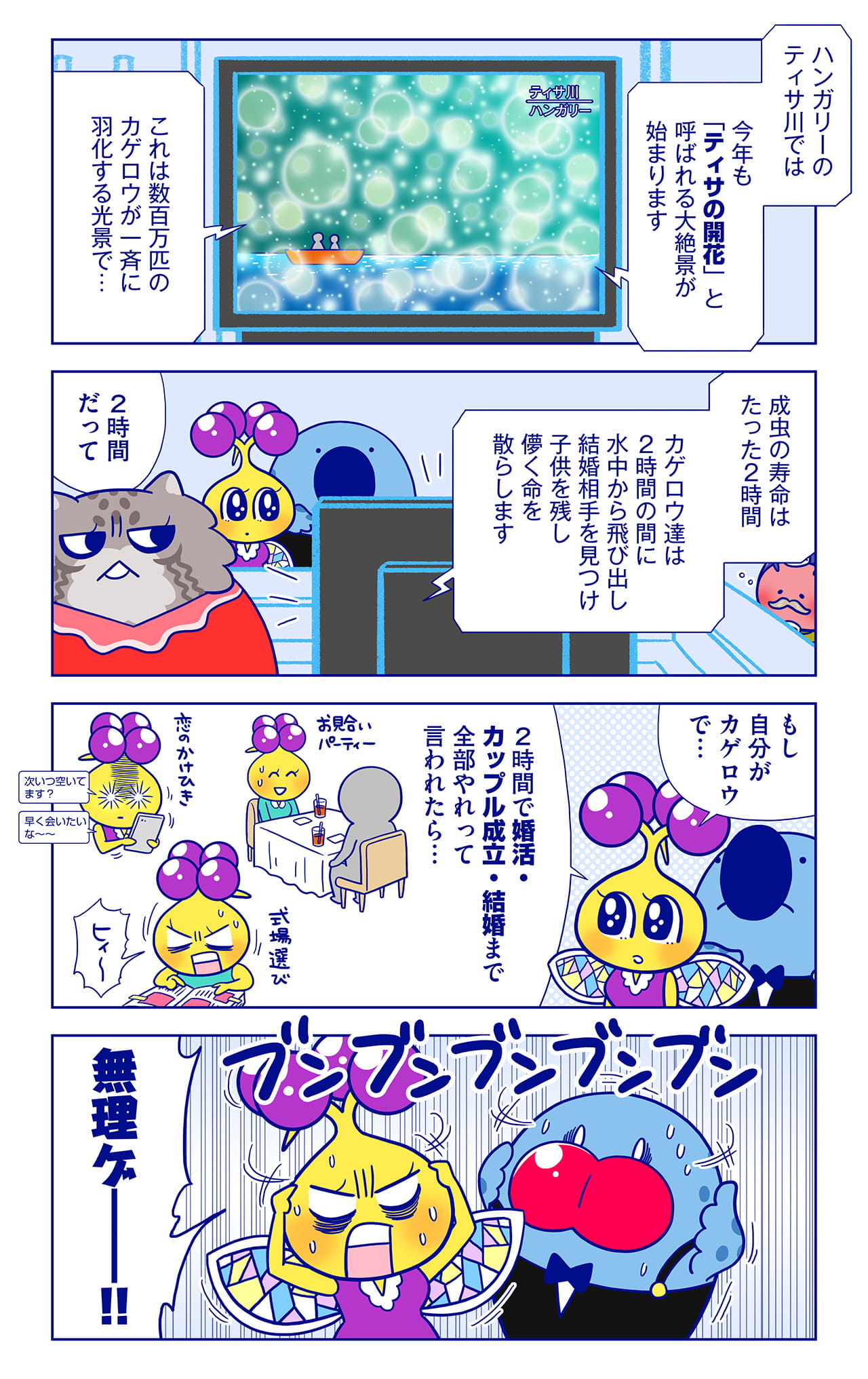 カゲロウについての漫画1枚目