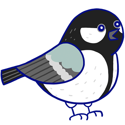 シジュウカラ御一行のキャラクター画像