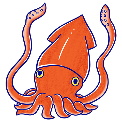 ダイオウイカのキャラクター画像