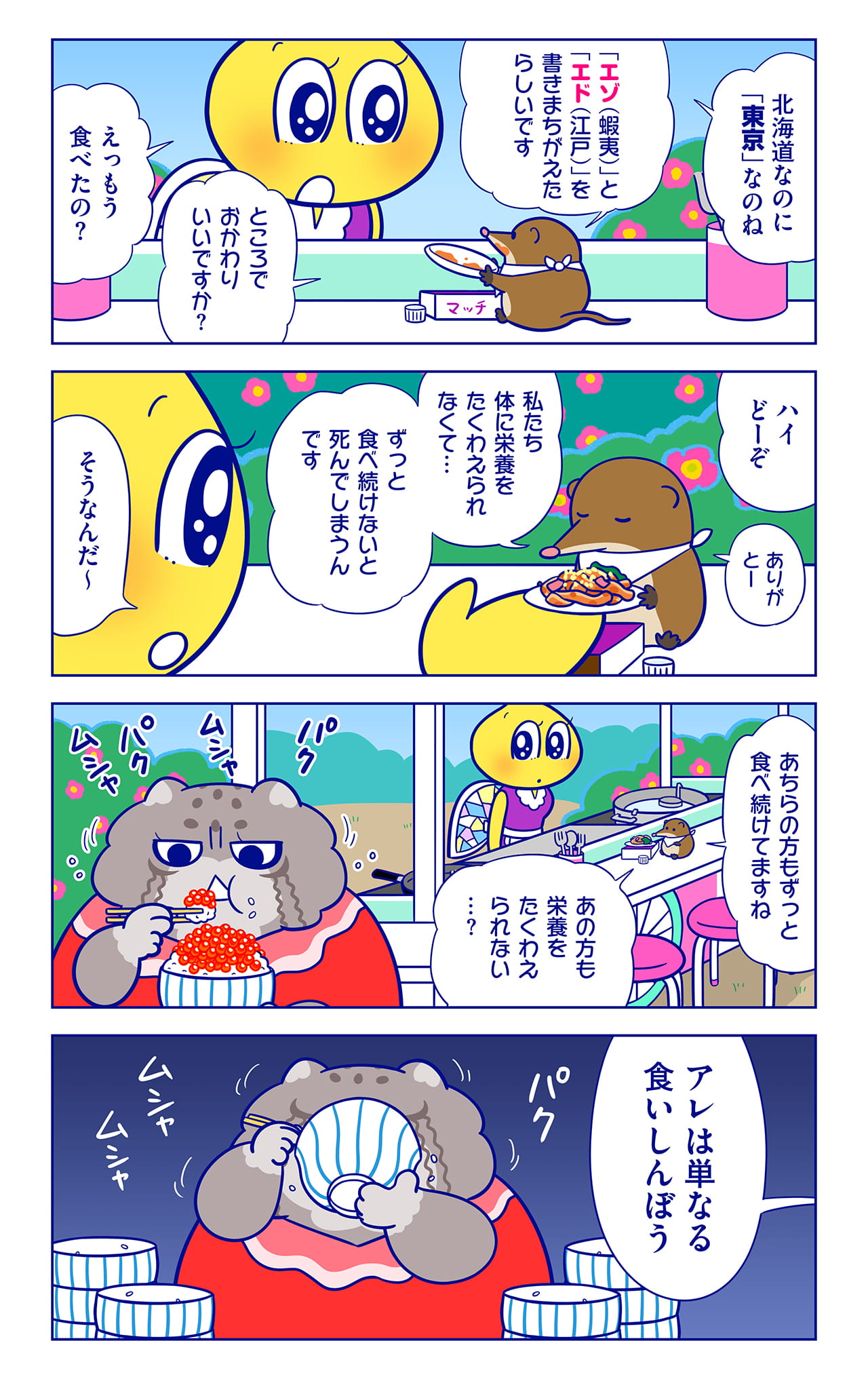 トンガリさんについての漫画2枚目