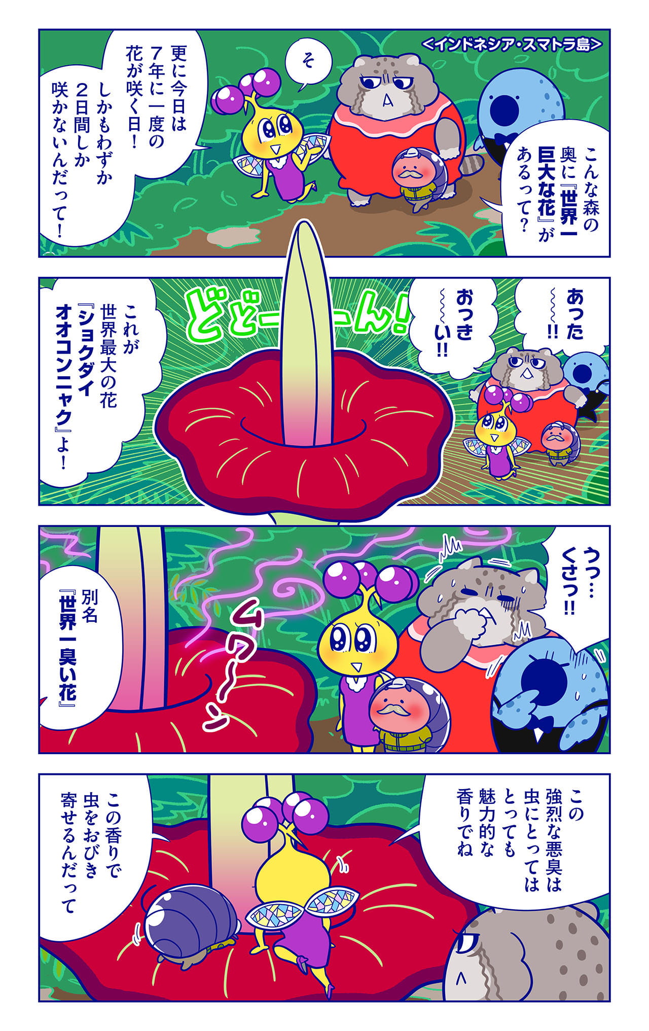 ショクダイオオコンニャクについての漫画1枚目