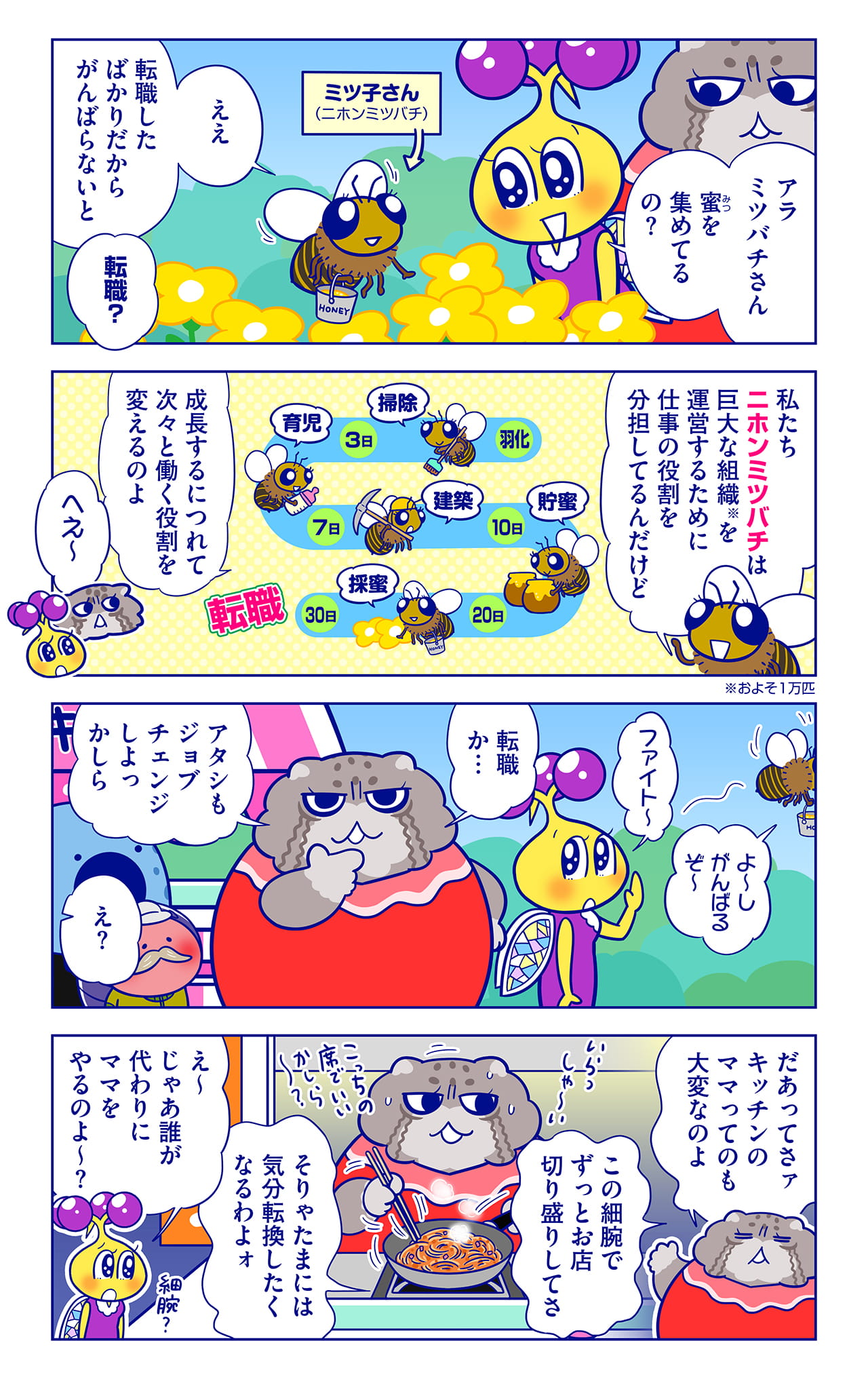 ミツ子さんについての漫画1枚目