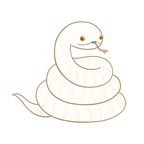 正月ヘビ特集のキャラクター画像