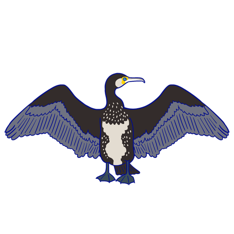 カワウのキャラクター画像