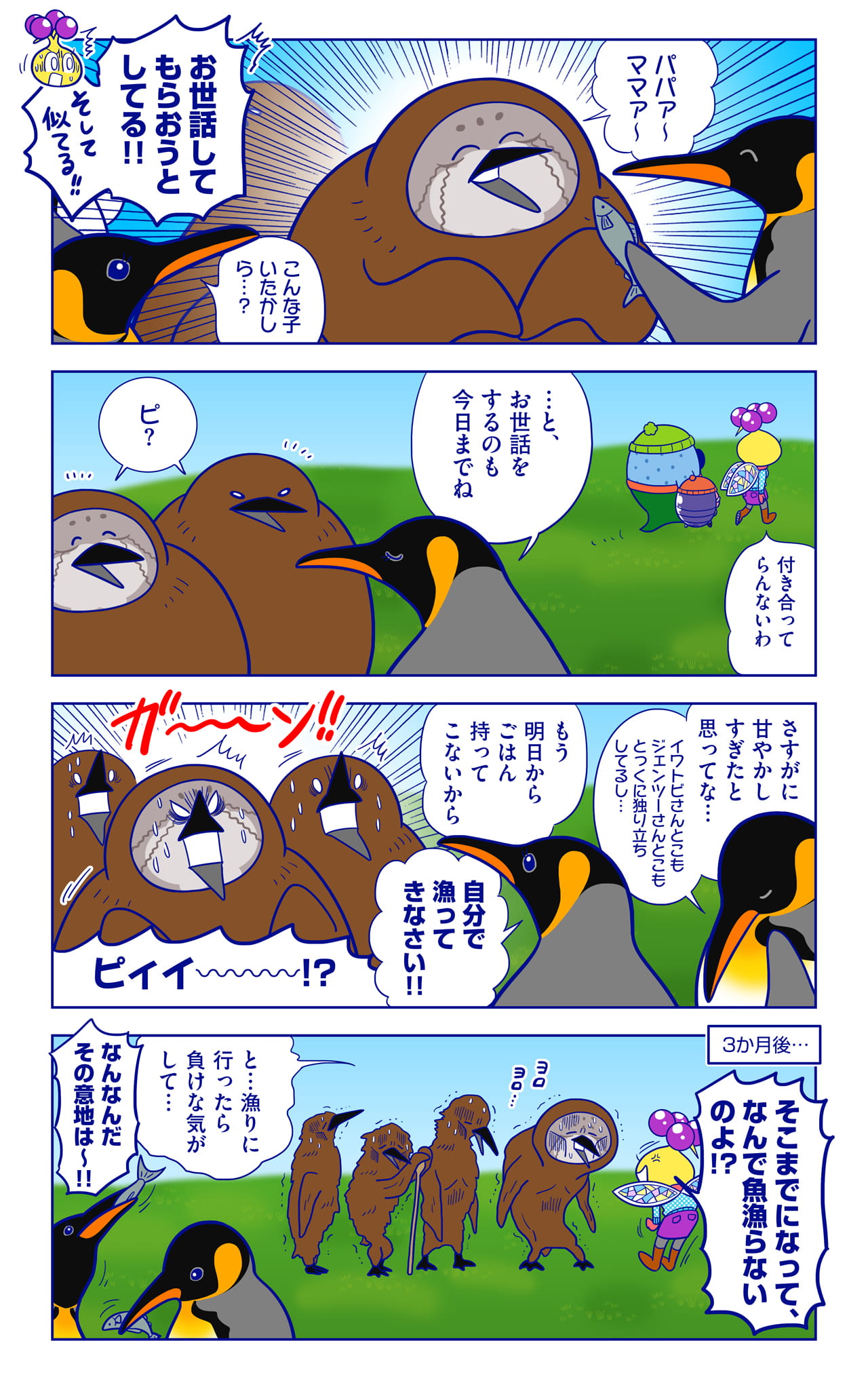 オウサマペンギンについての漫画2枚目